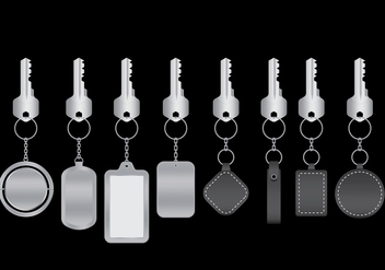 Keychains Vector Pack - vector #393655 gratis