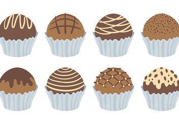 Free Truffles Icons Vector - Free vector #393695