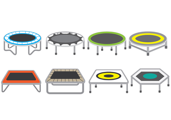 Trampoline Icons - Free vector #394035
