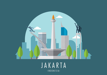 Monas Jakarta Vector - vector #394545 gratis