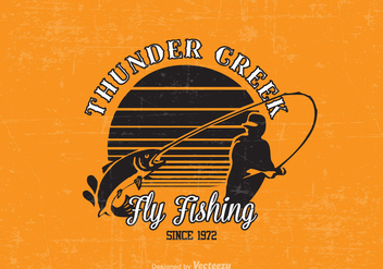 Free Fly Fishing Vector Design - Free vector #395115