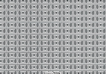 Hand Drawn Ethnic Style Pattern Background - vector gratuit #395705 
