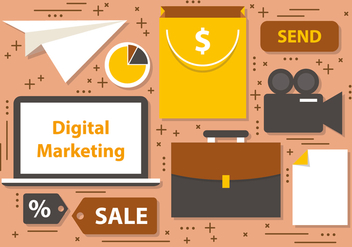 Free Digital Marketing Business Vector Icons - Kostenloses vector #395795