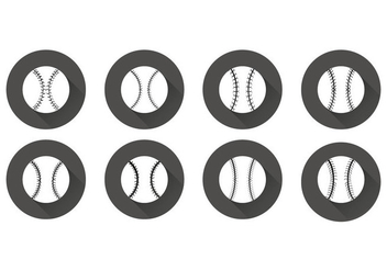 Free Flat Baseball Laces Vector - Kostenloses vector #395875