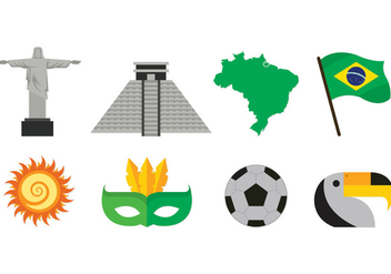 Set Of Samba Icons - Kostenloses vector #398885