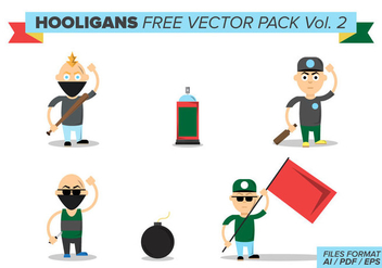 Hooligans Free Vector Pack Vol. 2 - vector gratuit #398935 