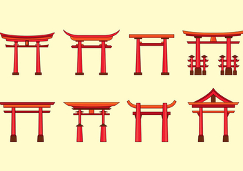 Torii Vector Icons - Free vector #398975