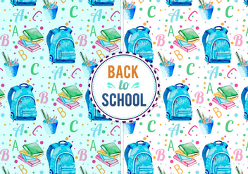 Free Vector Back To School Illustration - Free vector #399605