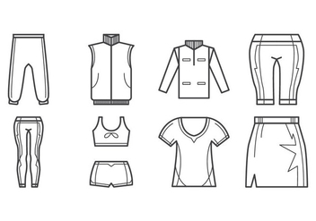 Free Sport Clothes Icon Vector - Free vector #399745