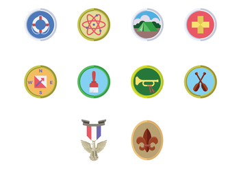 Free Boy Scouts Badge Vector - Kostenloses vector #400195
