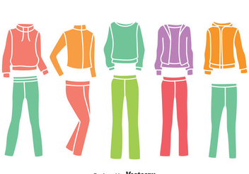 Colorful Tracksuit Collection Vector - Free vector #400355