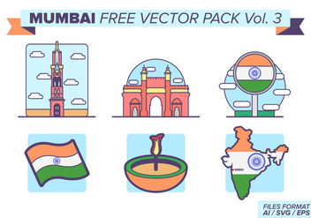 Mumbai Free Vector Pack Vol. 3 - vector #400475 gratis