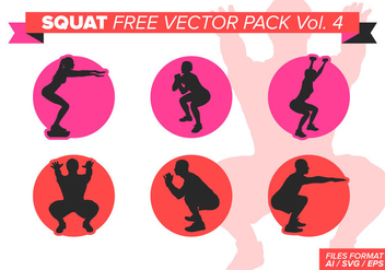 Squat Free Vector Pack Vol. 4 - Free vector #400705