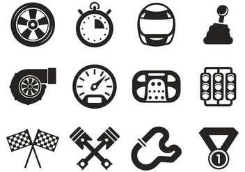 Free Race Car Icons Vector - Free vector #400785