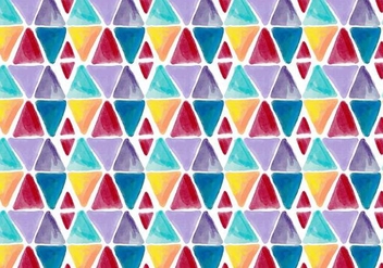 Free Vector Watercolor Geometric Background - Free vector #401915