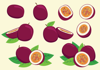 Free Passion Fruit Vector - Kostenloses vector #402665