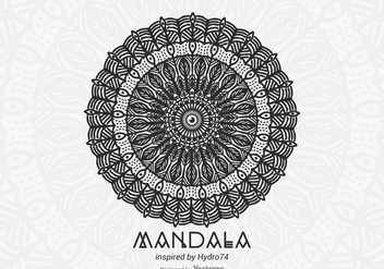 Free Hand Drawn Vector Mandala - vector gratuit #403695 