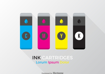 Free Vector Ink Cartridges - Kostenloses vector #403705