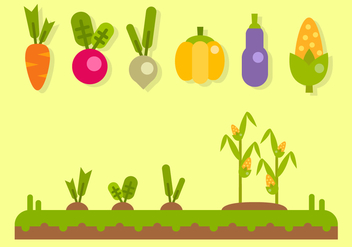 Free Vegetables Vector - Kostenloses vector #404145
