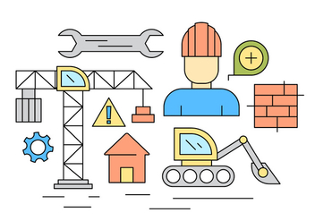 Free Construction Icons - vector #404555 gratis