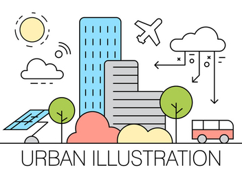 Free Urban Illustration - Kostenloses vector #404635