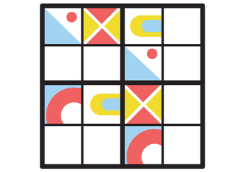 Resolve the sudoku - бесплатный vector #407125
