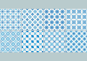 Free Azulejo Pattern Vector - Free vector #407545