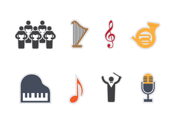Free Choir Vector Icons - vector gratuit #407585 
