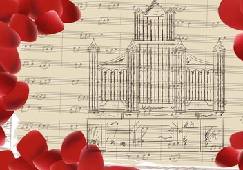 Pipe Organ Church Musical Background - vector gratuit #407755 