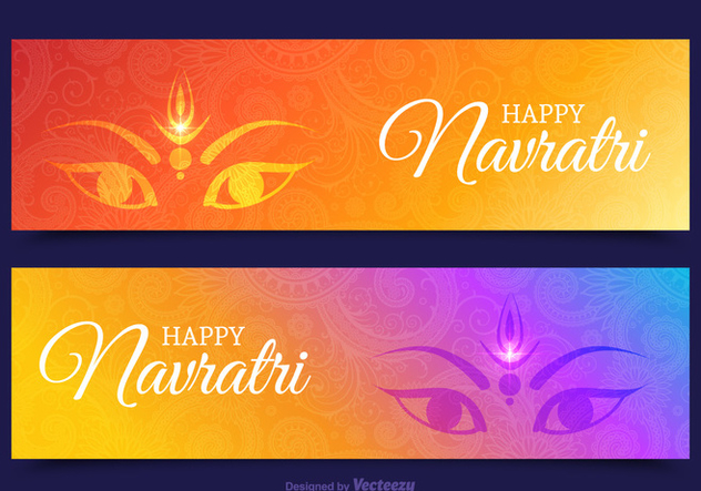 Free Happy Navratri Vector Banners - Free vector #408815