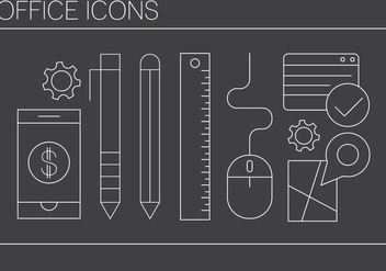 Free Office Icons - vector gratuit #409135 