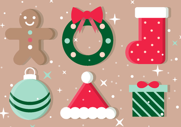 Free Christmas Vector Icons - vector gratuit #409485 