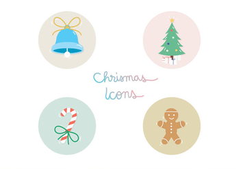 Christmas Vector Icons - бесплатный vector #409835