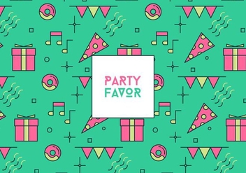 Party Favor Background - vector gratuit #409865 