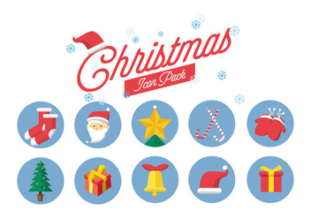 Free Christmas Icons - vector gratuit #410555 