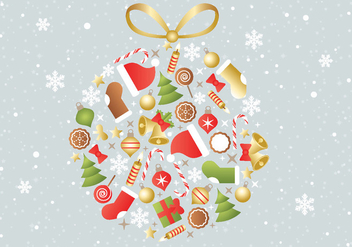 Free Christmas Background Vector - Free vector #410865