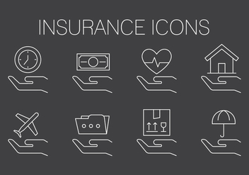 Free Insurance Icons - vector #411495 gratis