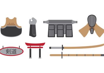 Set Of Kendo Icons - Free vector #411585