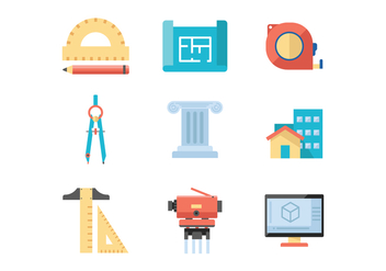 Free Architect Icons - Free vector #411985