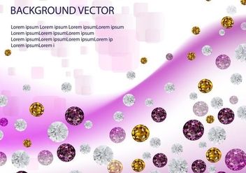 Rhinestone Diamond background vector - vector #415845 gratis