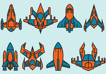 Starship Icons - бесплатный vector #416485