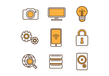 Free Technology Icons - vector #418255 gratis