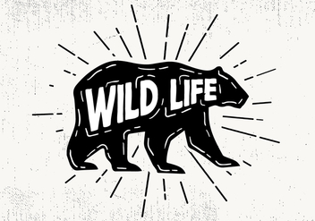 Free Hand Drawn Wild Life Background - Free vector #419055