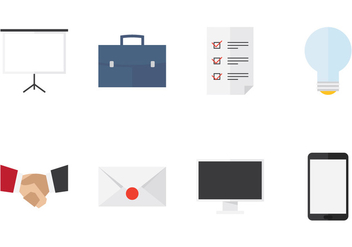 Business Flat Icons - vector #419695 gratis