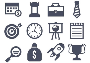 Free Business Icons Vector - vector gratuit #419795 