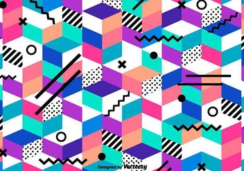 Vector Abstract Colorful Geometrical Pattern - vector #419925 gratis