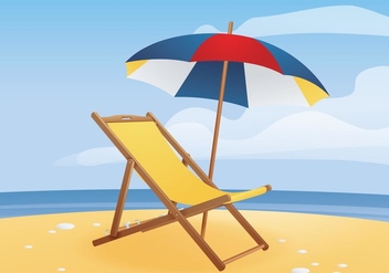 Free Deck Chair - Free vector #420075