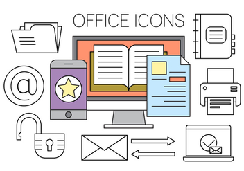 Free Office Icons - бесплатный vector #420335