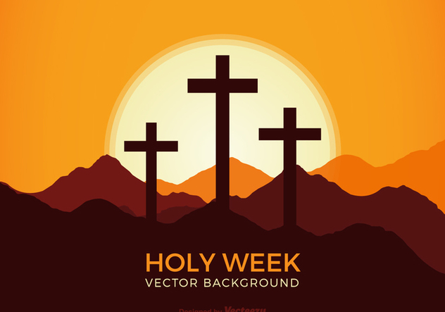 Free Holy Week Vector Background - бесплатный vector #420395