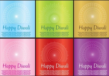 Diwali Cards - бесплатный vector #420875